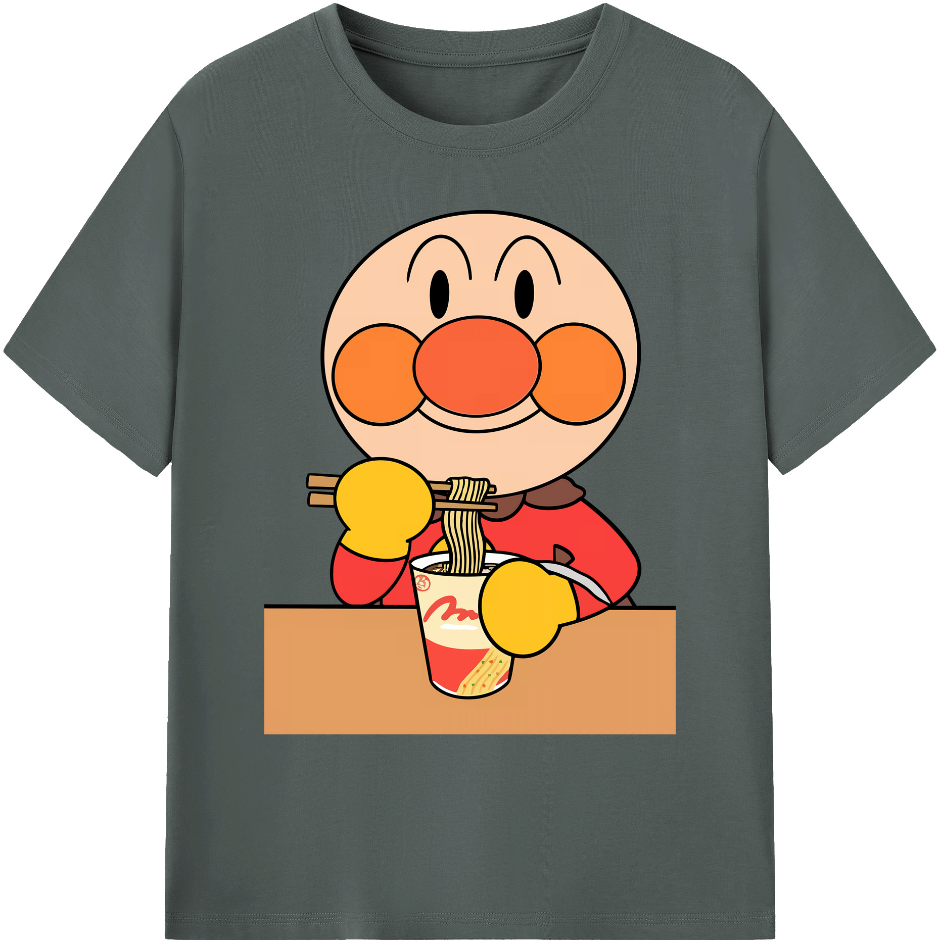 （画像用） アンパンマン Anpanman 綿100％ メンズ半袖Tシャツ｜肌触りやわらか＆通気性